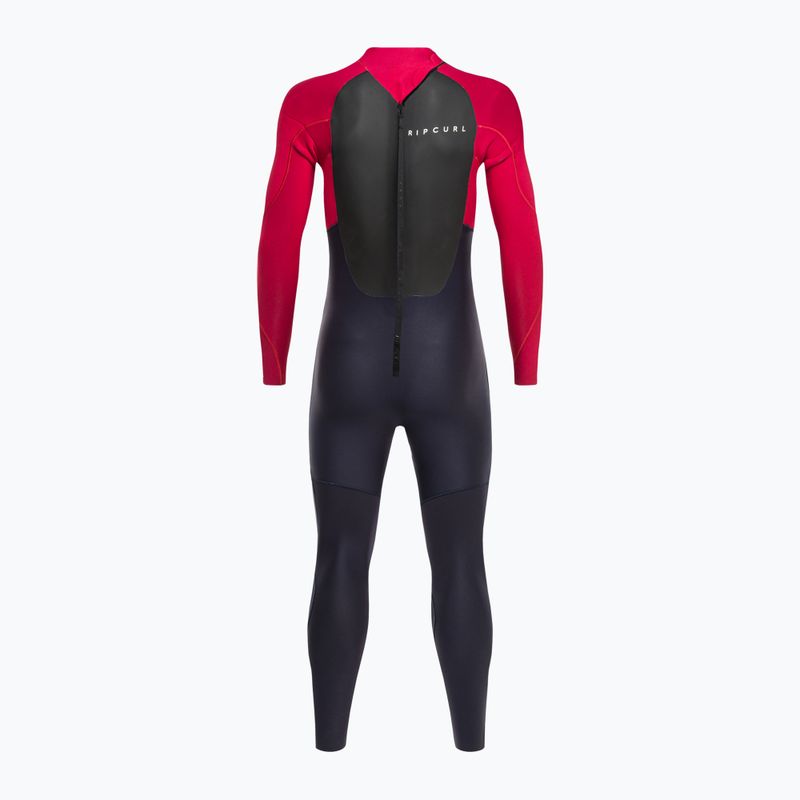 Мъжки Rip Curl Omega 4/3 mm GB B/Zip 70 сиво-синя пяна за плуване 112MFS 3