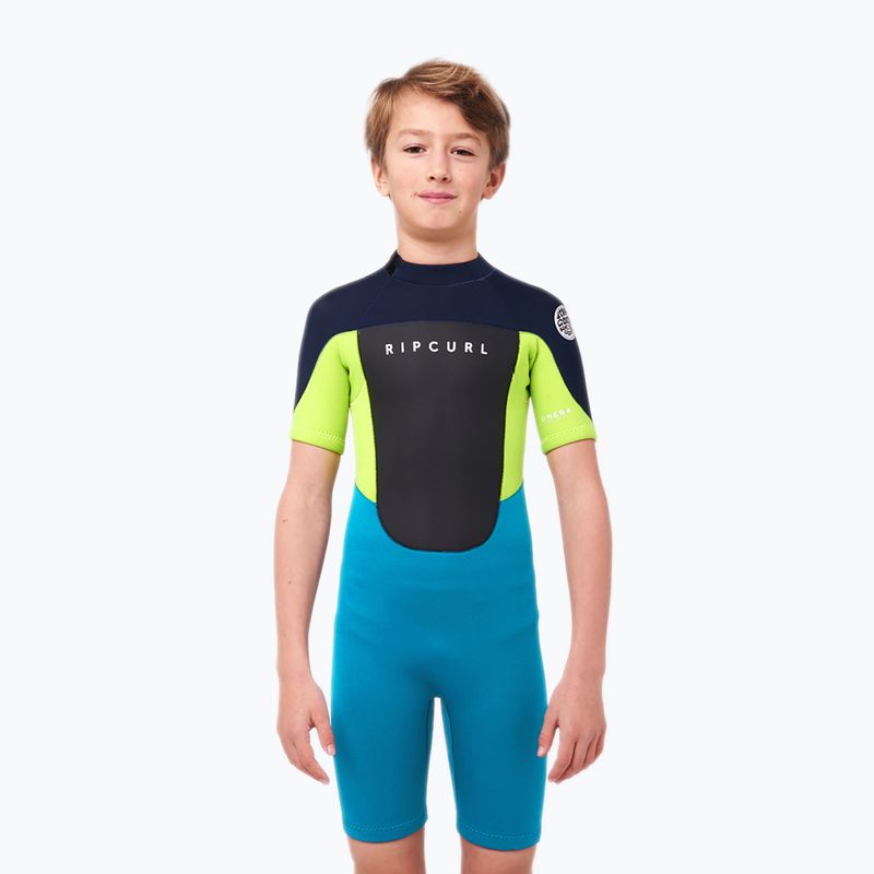 Rip Curl Omega B/Zip Spring 49 blue/blue детски скафандър 113BSP