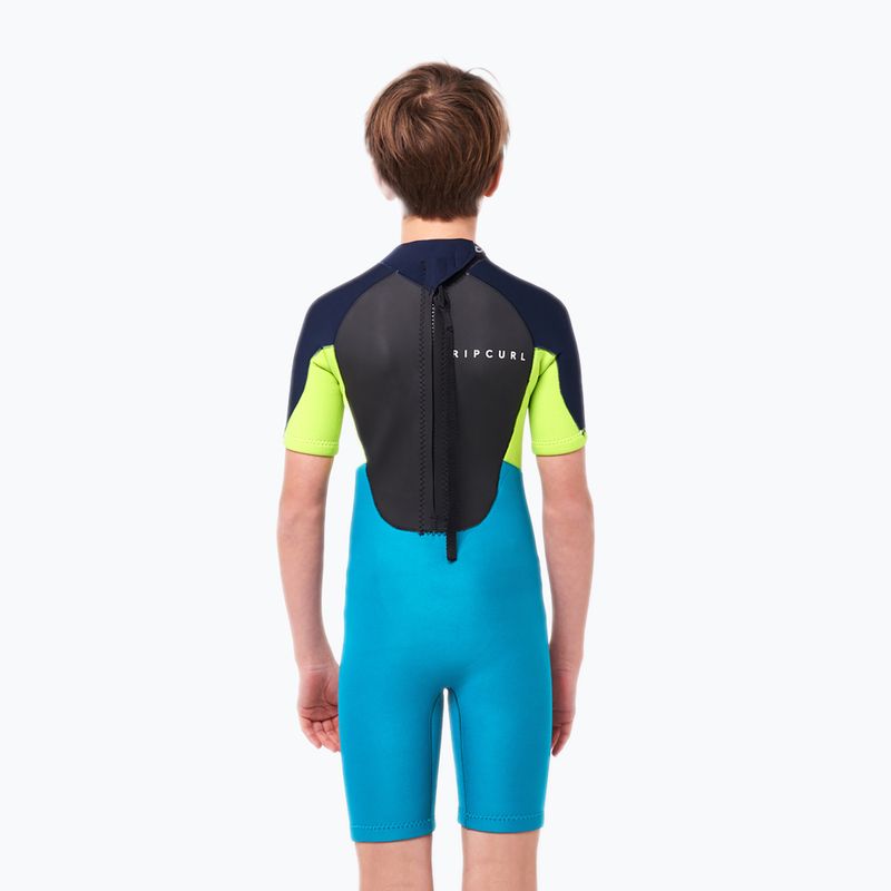 Rip Curl Omega B/Zip Spring 49 blue/blue детски скафандър 113BSP 2