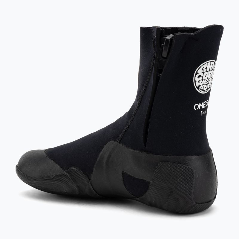 Неопренови обувки Rip Curl Omega 3mm Round Toe With Zip black 3