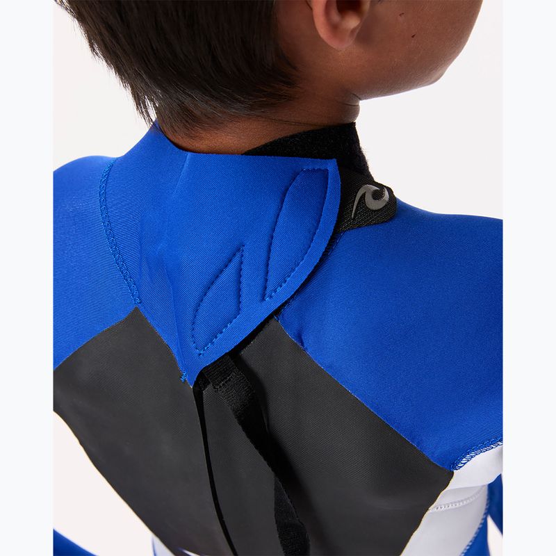 Детски неопренов костюм за плуване Rip Curl Groms Omega 4/3mm Back Zip blue 5