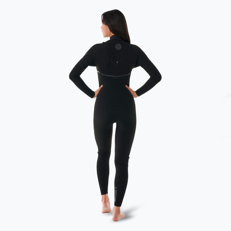 Дамски неопренов костюм Rip Curl Ebomb 3/2 mm Zip Free black 2