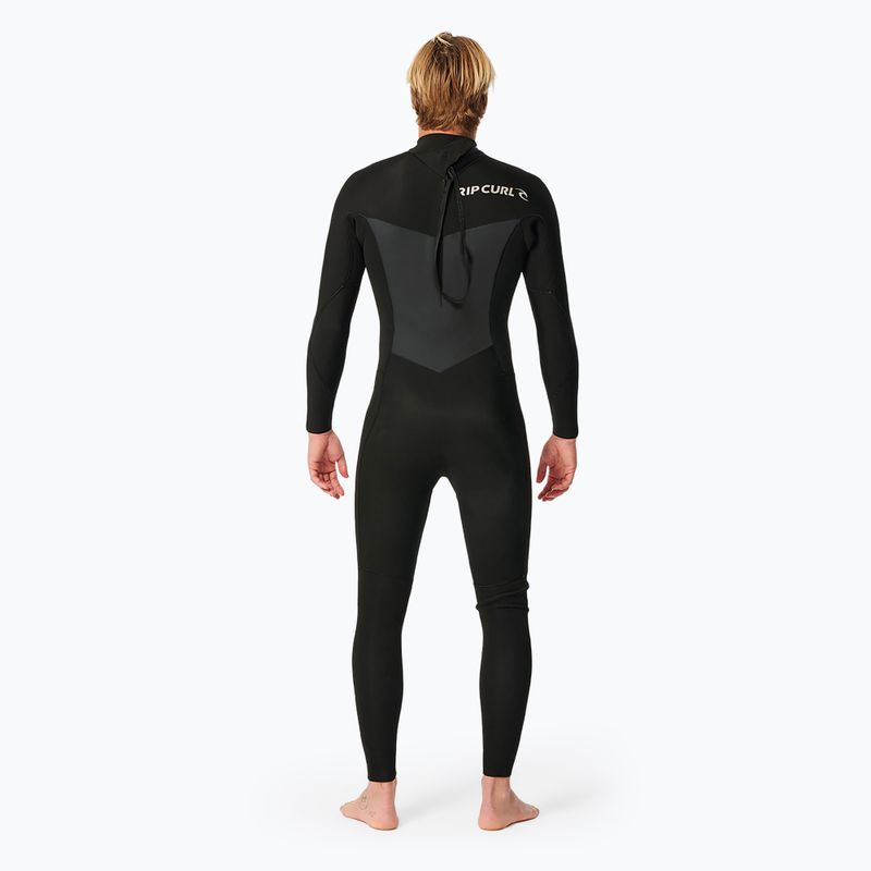 Мъжки неопренов костюм за плуване Rip Curl D/Patrol 3/2 mm GB B/Zip Stmr black 4