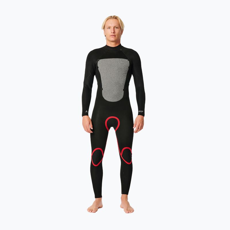 Rip Curl Omega 5/3 mm GB BZ Steamer черен мъжки скафандър 4