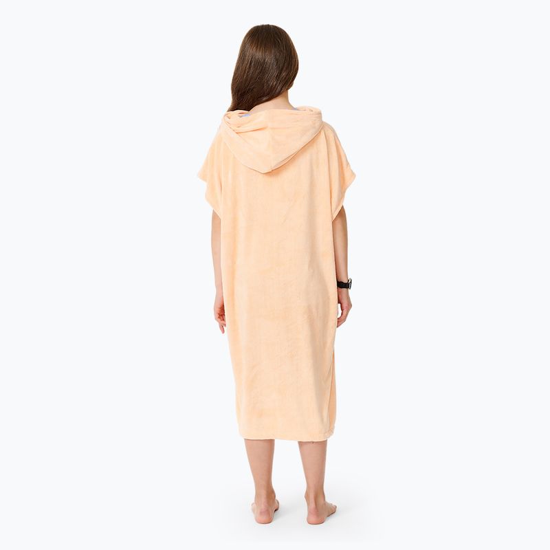 Дамско пончо Rip Curl Classic Surf Hooded peach 3