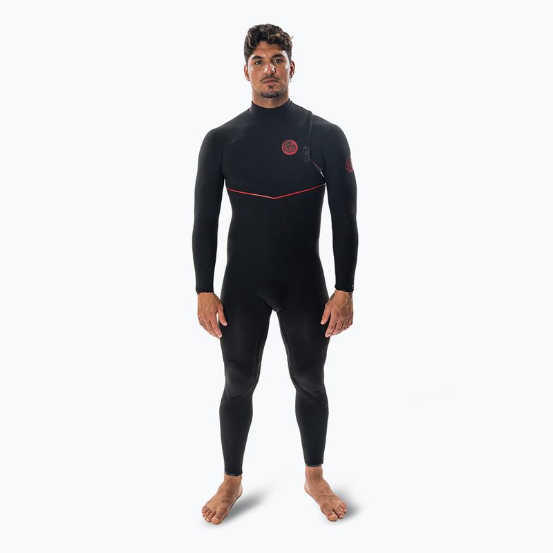 Rip Curl Flashbomb Fusion 4/3 mm Zip Free мъжка пяна за плуване black
