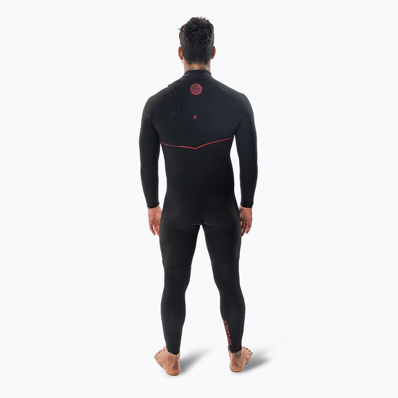 Мъжки бански Rip Curl Flashbomb Fusion 3/2mm Zip Free Swim Foam Black 2