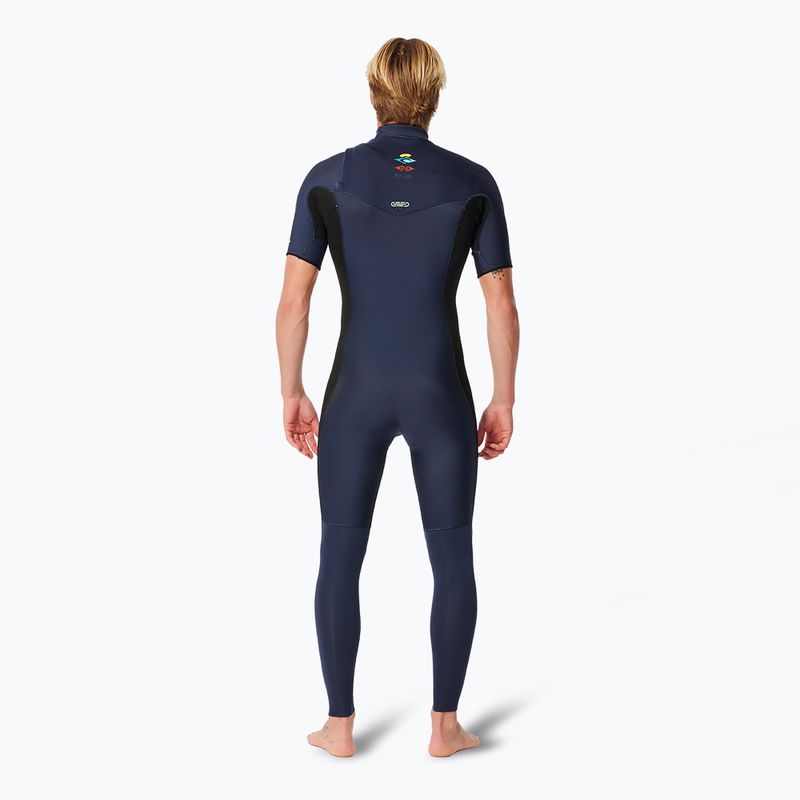 Rip Curl Dawn Patrol Performance 2/2 mm Chest Zip dark navy мъжка пяна за плуване 2