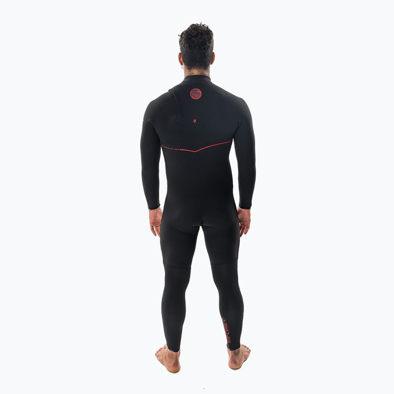 Мъжки неопренов костюм за плуване Rip Curl Flashbomb Fusion 5/3 mm Zip Free black 2