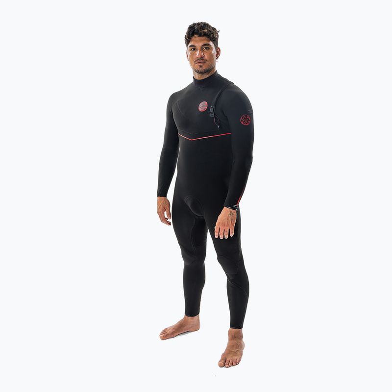 Мъжки неопренов костюм за плуване Rip Curl Flashbomb Fusion 5/3 mm Zip Free black 3