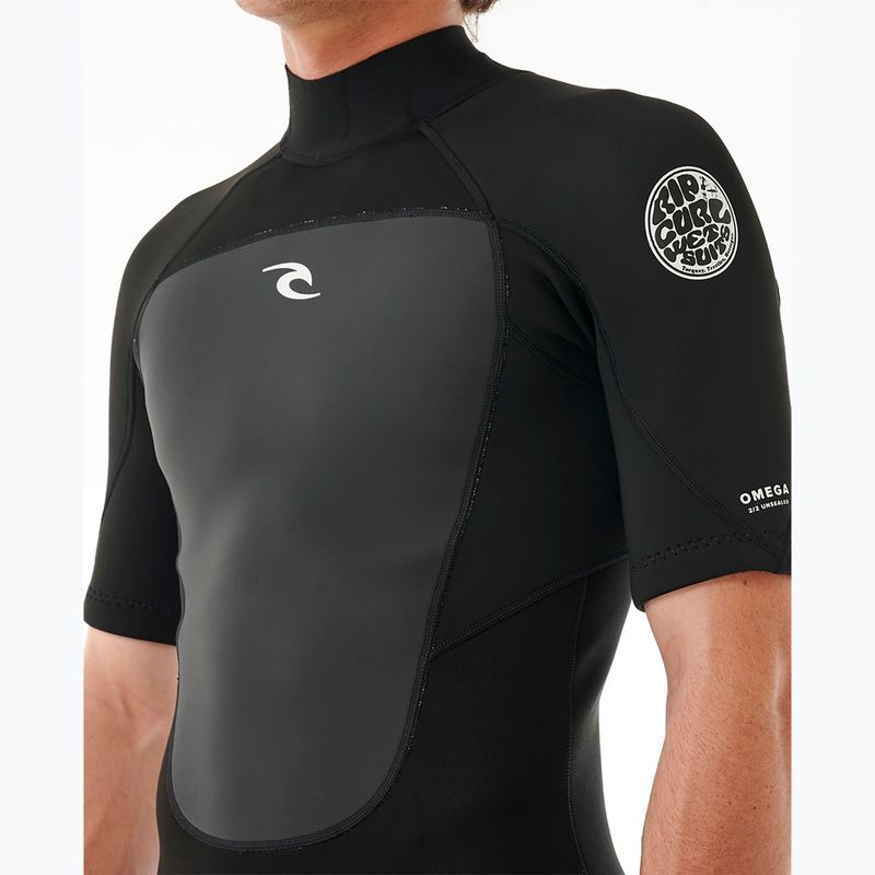 Мъжки неопренов костюм за плуване Rip Curl Omega 2 mm Back Zip Springsuit black 6