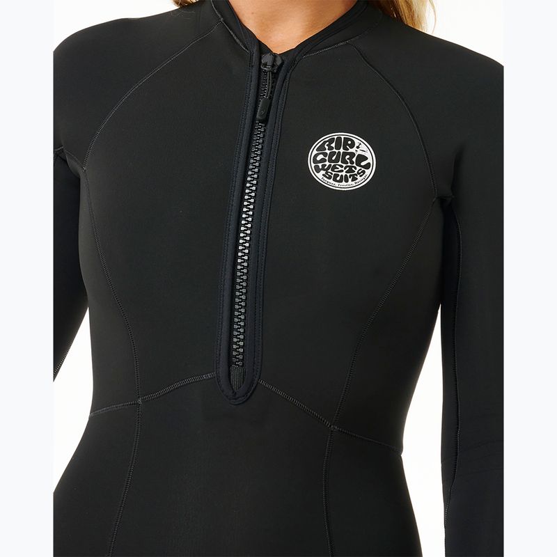 Дамски неопренов костюм за плуване Rip Curl G-Bomb 1,5 mm Full Zip Springsuit black 6