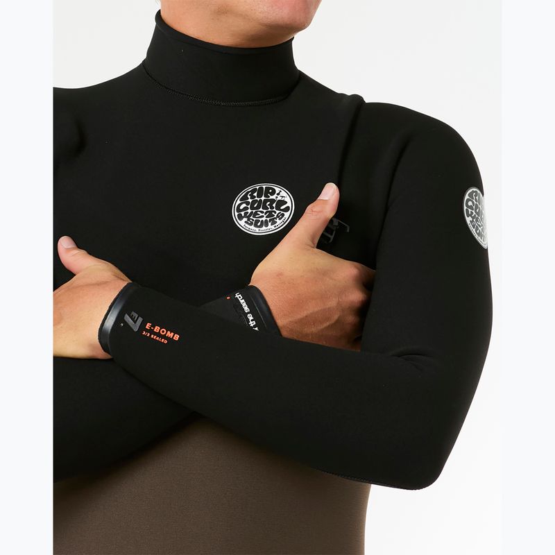 Мъжки хидрокостюм Rip Curl E Bomb 4/3 mm Zip Free deep rock 5