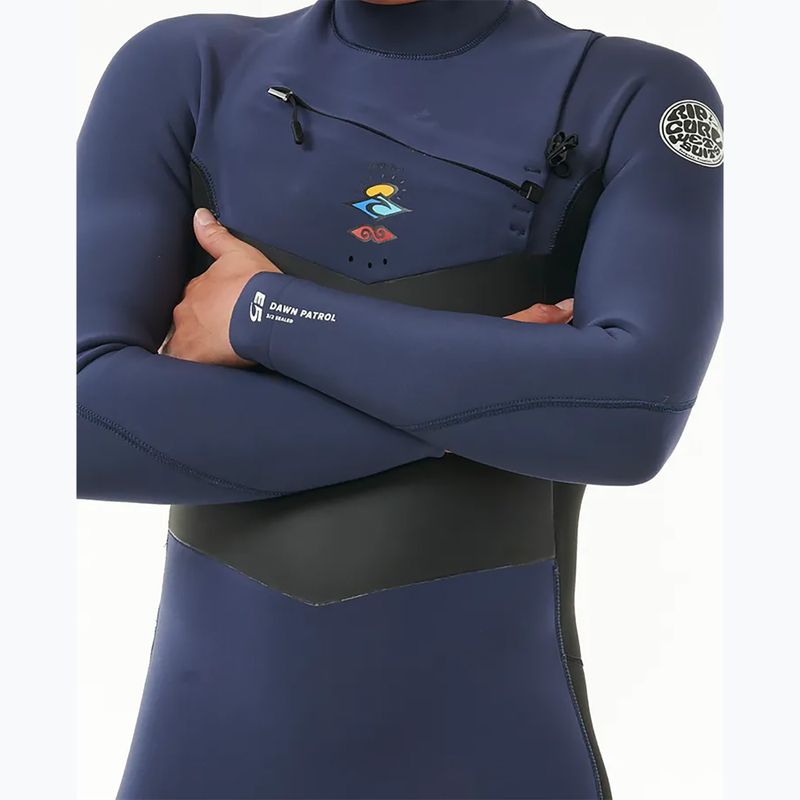 Мъжки неопренoв костюм за плуване Rip Curl Dawn Patrol 5/3mm Chest Zip dark navy 3