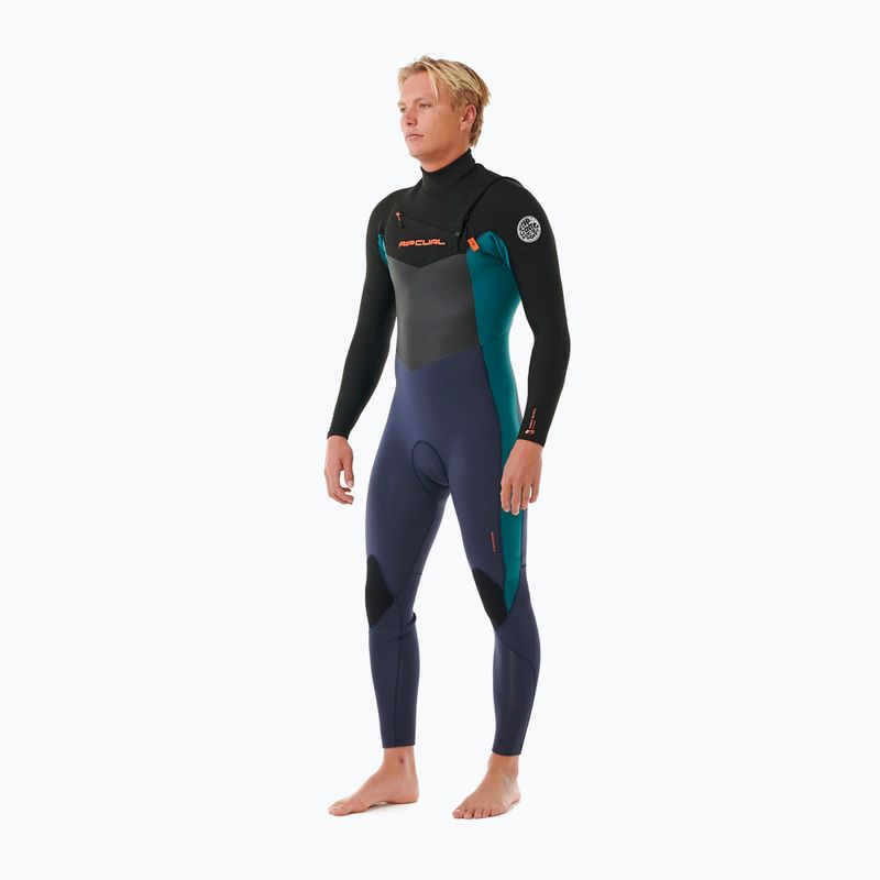 Мъжки неопренов костюм за плуване Rip Curl Dawn Patrol 4/3mm Chest Zip purple night 3