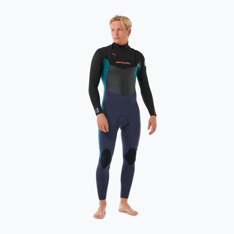Мъжки неопренов костюм за плуване Rip Curl Dawn Patrol 4/3mm Chest Zip purple night 4