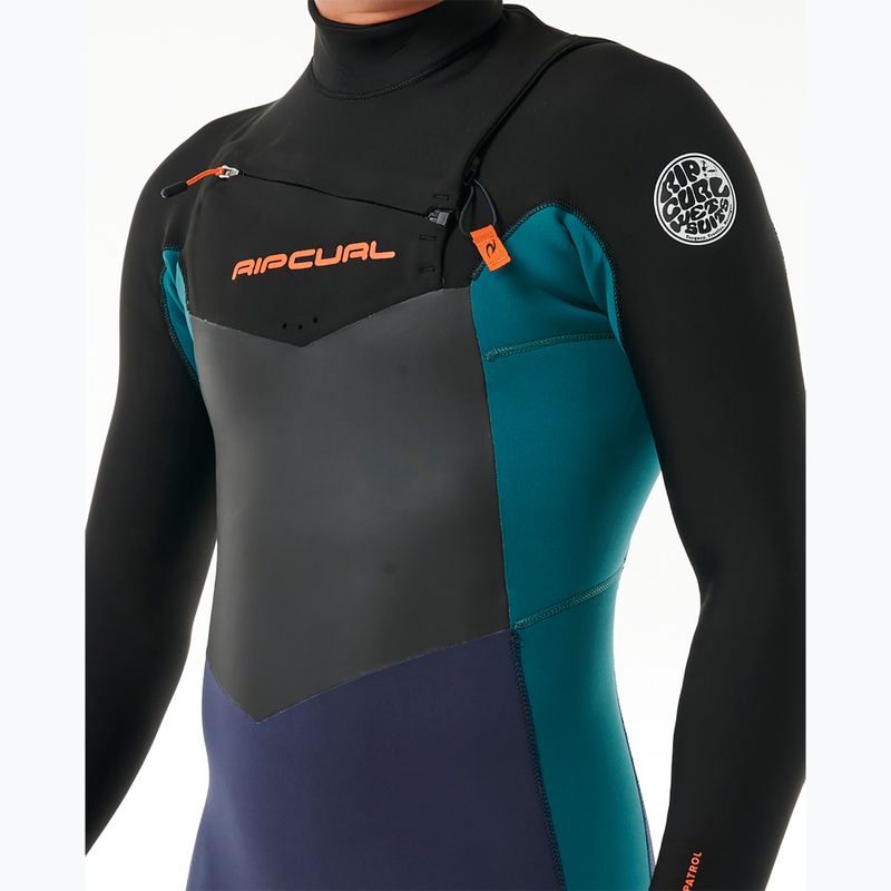 Мъжки неопренов костюм за плуване Rip Curl Dawn Patrol 4/3mm Chest Zip purple night 5