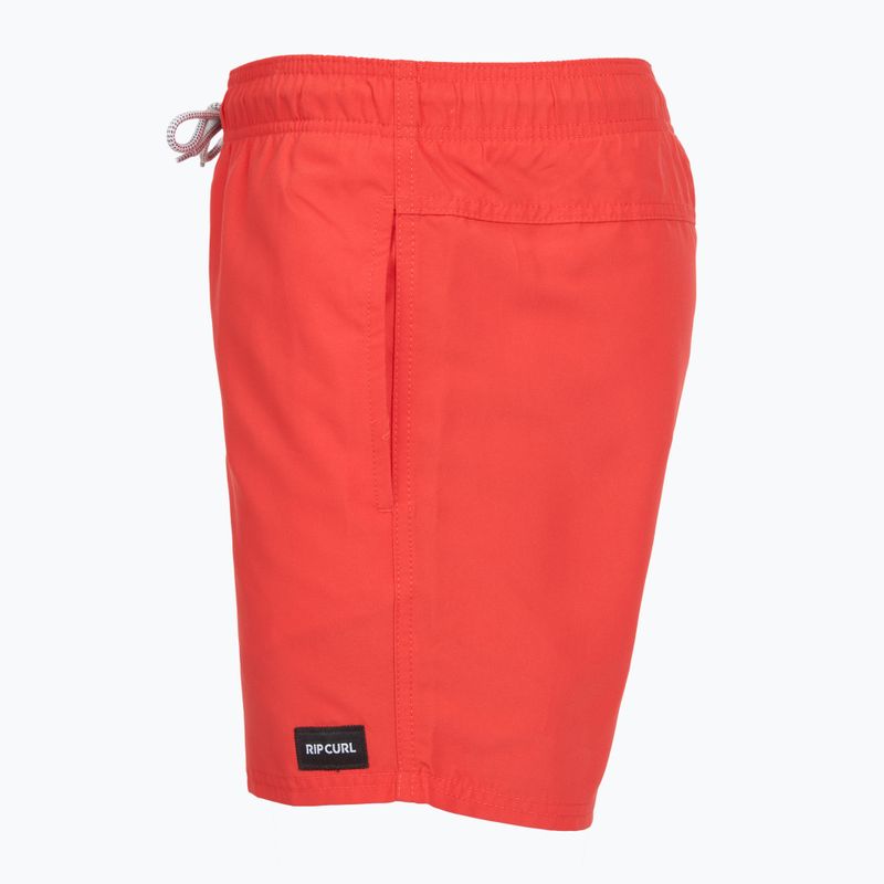 Мъжки плажни шорти Rip Curl Offset Volley washed red 3