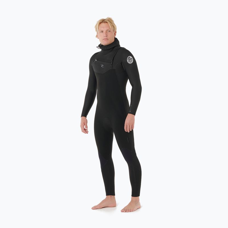 Мъжки неопреннов костюм за плуване Rip Curl Dawn Patrol Cz Hood 5/4 mm black 4