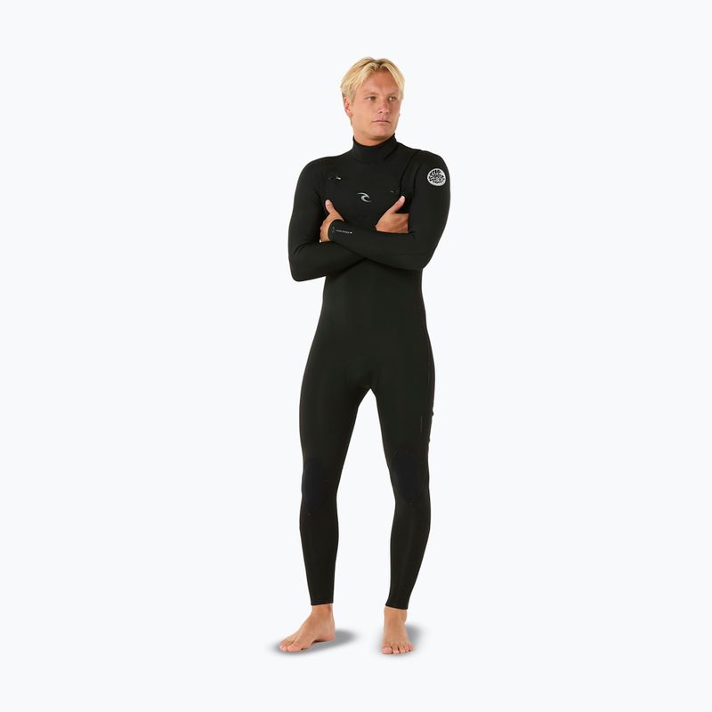 Мъжки неопренов костюм за плуване Rip Curl Dawn Patrol 3/2 mm Chest Zip black 4
