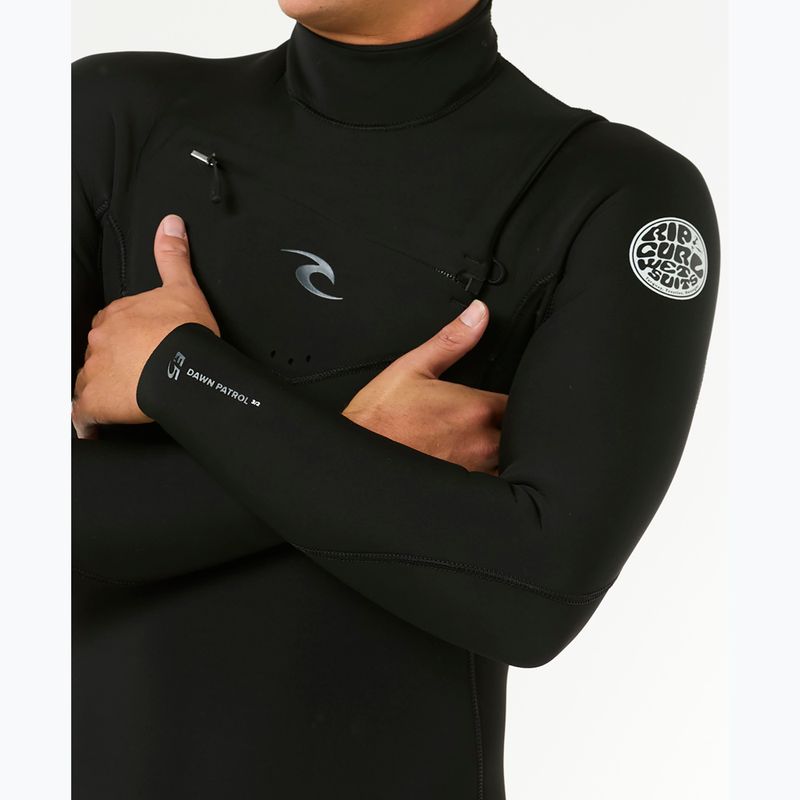 Мъжки неопренов костюм за плуване Rip Curl Dawn Patrol 3/2 mm Chest Zip black 6
