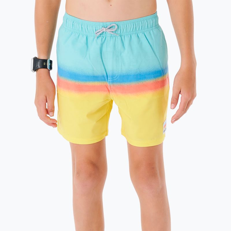 Rip Curl Surf Revival Volley детски къси панталони 46 синьо/жълто 027BBO 4