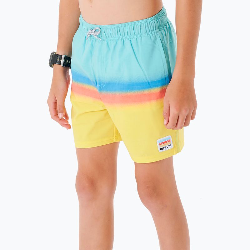 Rip Curl Surf Revival Volley детски къси панталони 46 синьо/жълто 027BBO 5
