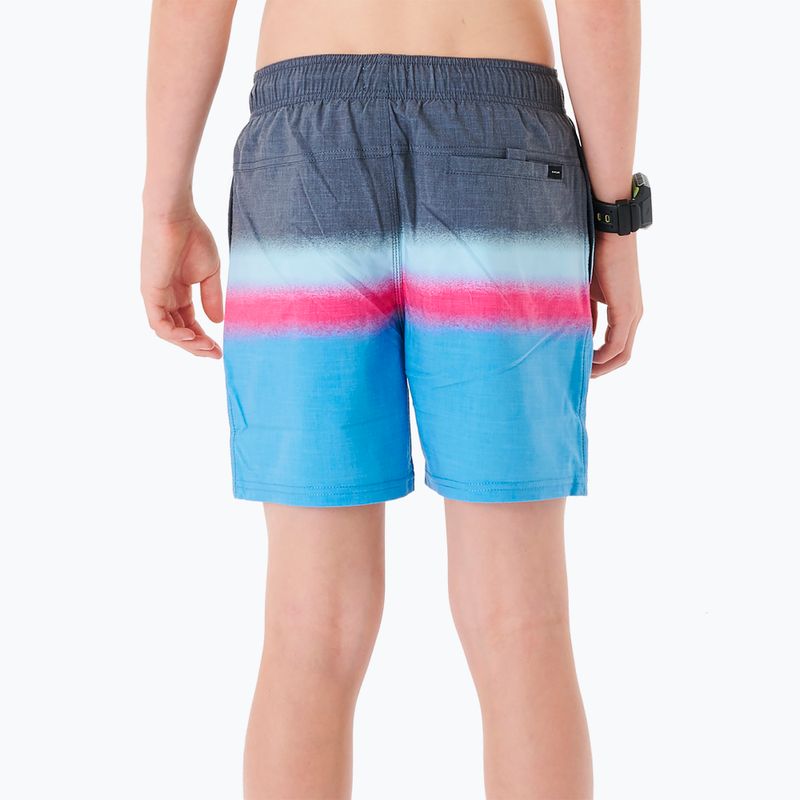 Rip Curl Surf Revival Volley 90 детски къси панталони синьо-сиво 027BBO 3