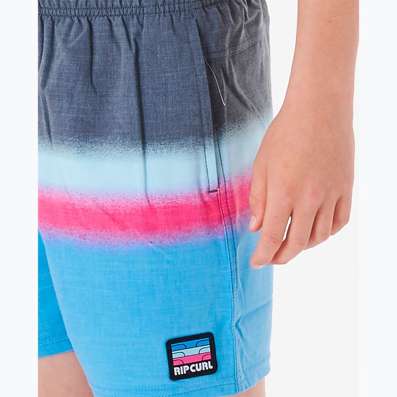 Rip Curl Surf Revival Volley 90 детски къси панталони синьо-сиво 027BBO 6