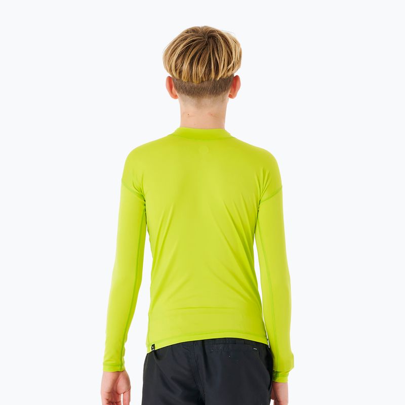 Rip Curl Corps Rash Vest детска тениска за плуване 4078 green 11MBRV 2