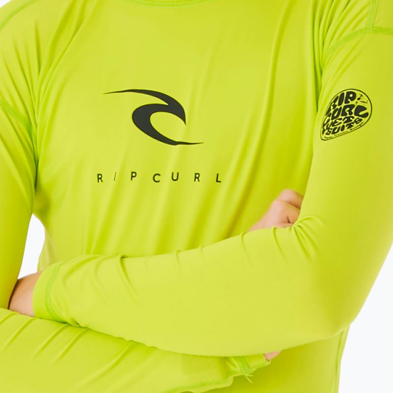 Rip Curl Corps Rash Vest детска тениска за плуване 4078 green 11MBRV 3