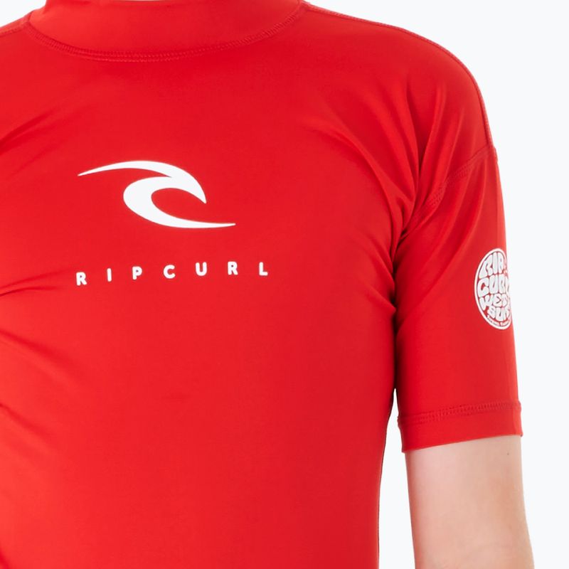 Rip Curl Corps Rash Vest детска блуза за плуване 40 червено 11NBRV 3