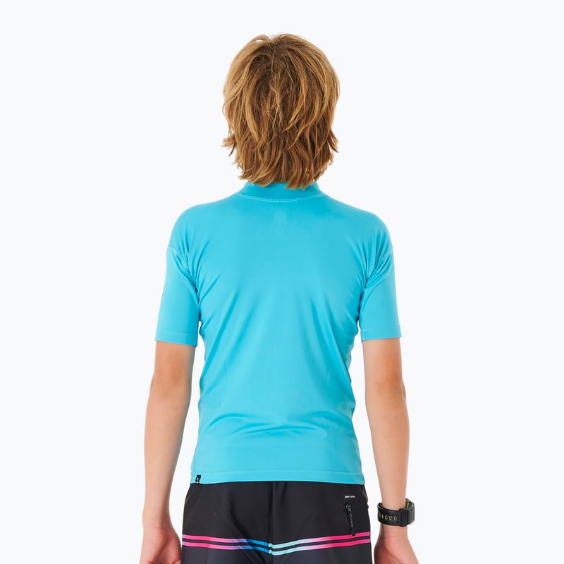 Rip Curl Corps Rash Vest 70 детска тениска за плуване синя 11NBRV 2
