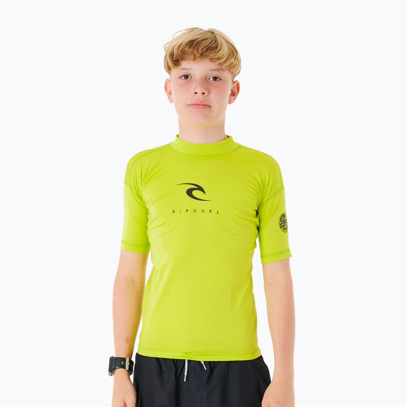 Rip Curl Corps Rash Vest детска тениска за плуване 4078 green 11NBRV