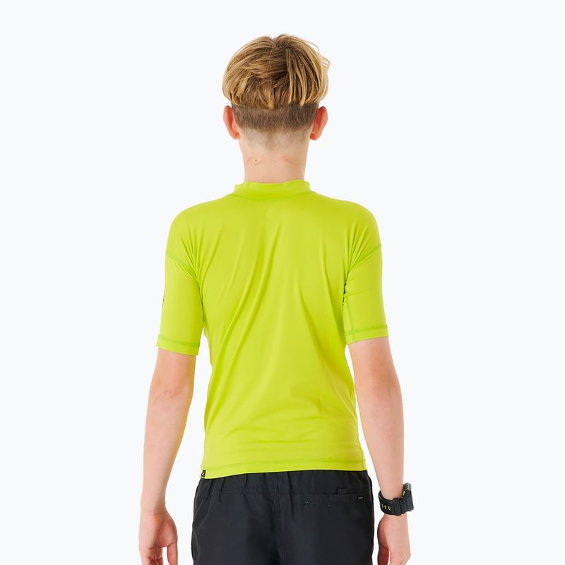 Rip Curl Corps Rash Vest детска тениска за плуване 4078 green 11NBRV 2