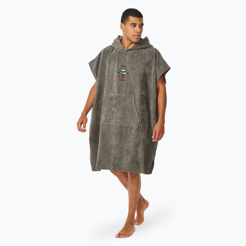 Мъжко пончо Rip Curl Logo Hooded grey 2