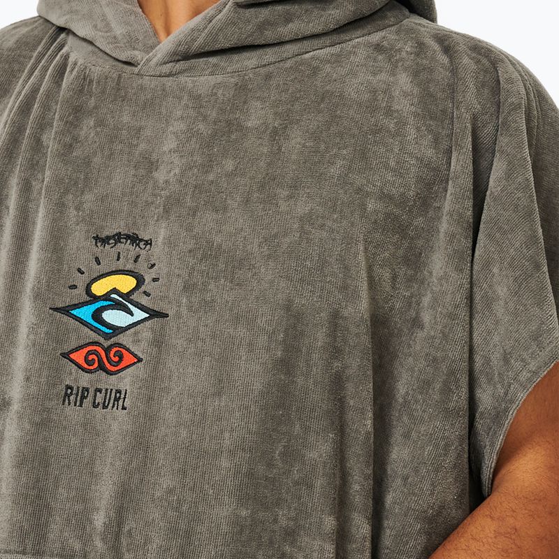 Мъжко пончо Rip Curl Logo Hooded grey 6