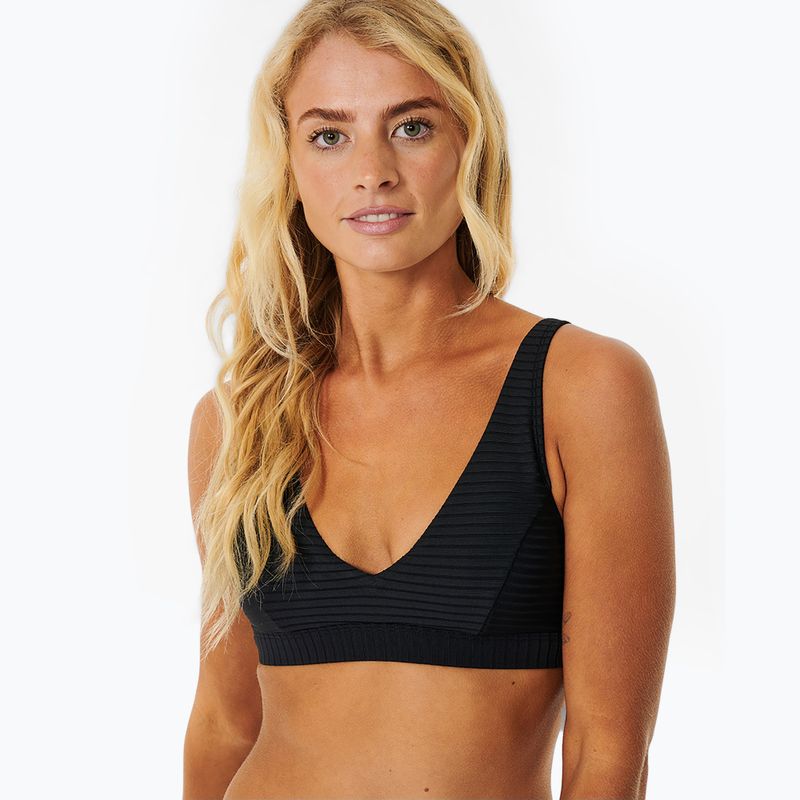 Горнище на бански костюм Rip Curl Premium Surf D-Dd Deep V black 4