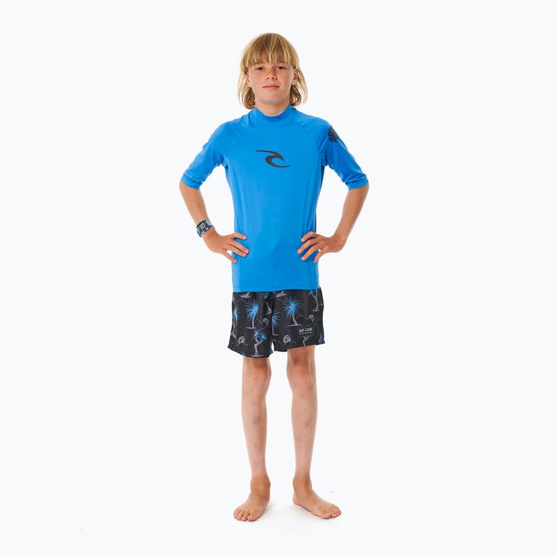 Детска тениска за плуване Rip Curl Lycra Brand Wave UPF blue gum 2