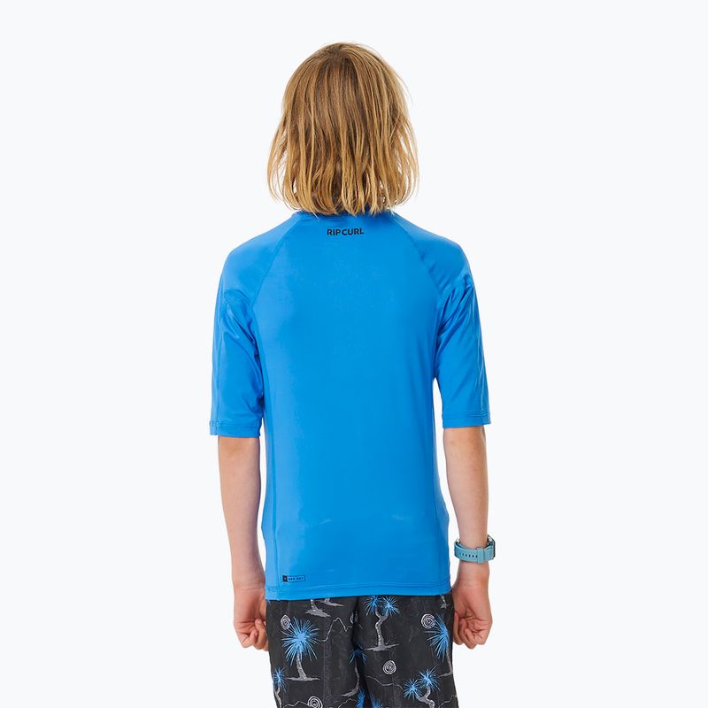 Детска тениска за плуване Rip Curl Lycra Brand Wave UPF blue gum 3