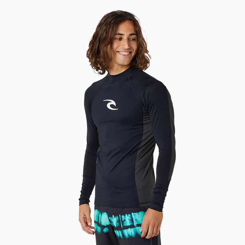 Мъжка блуза за плуване с дълъг ръкав Rip Curl Waves Upf Perf L/S black 3