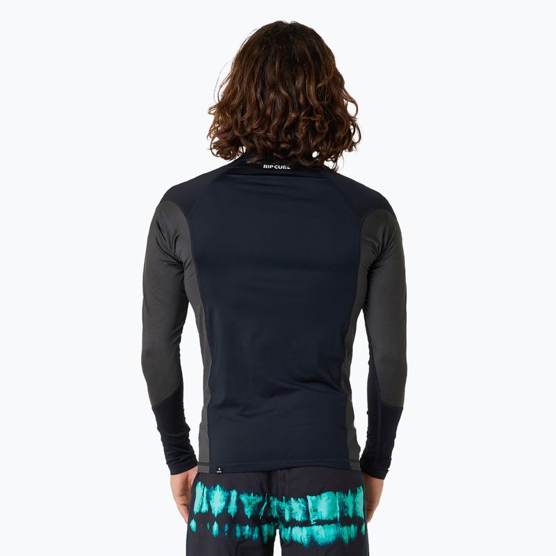 Мъжка блуза за плуване с дълъг ръкав Rip Curl Waves Upf Perf L/S black 4