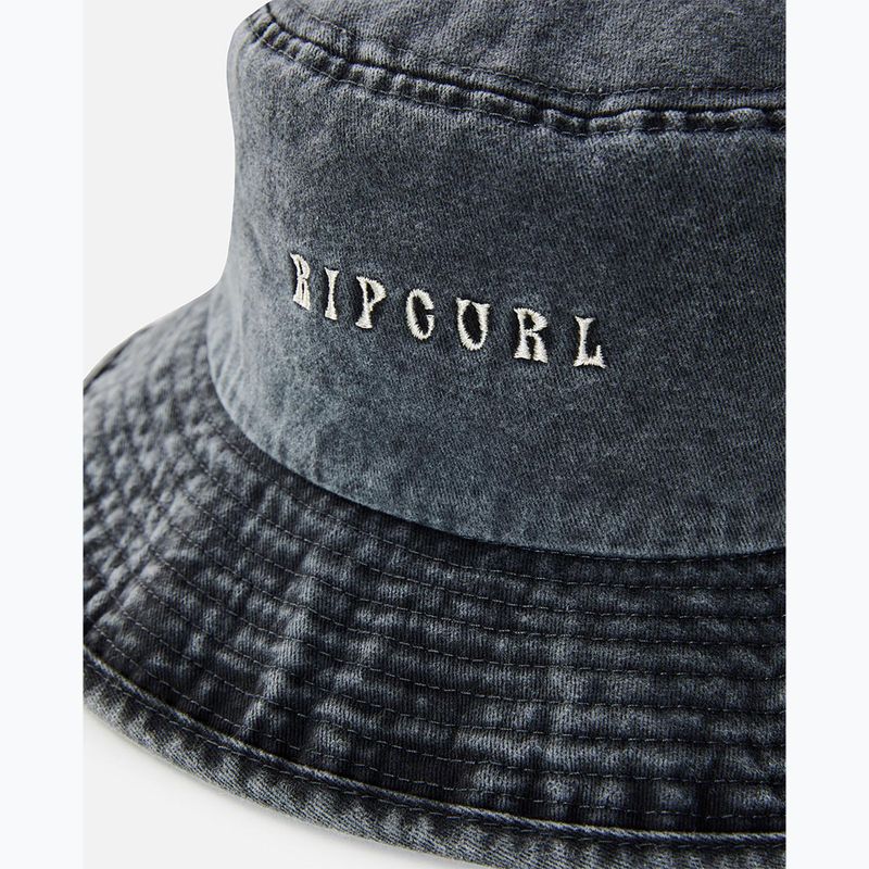 Дамска шапка с периферия Rip Curl Washed UPF Mid Brim washed black 5