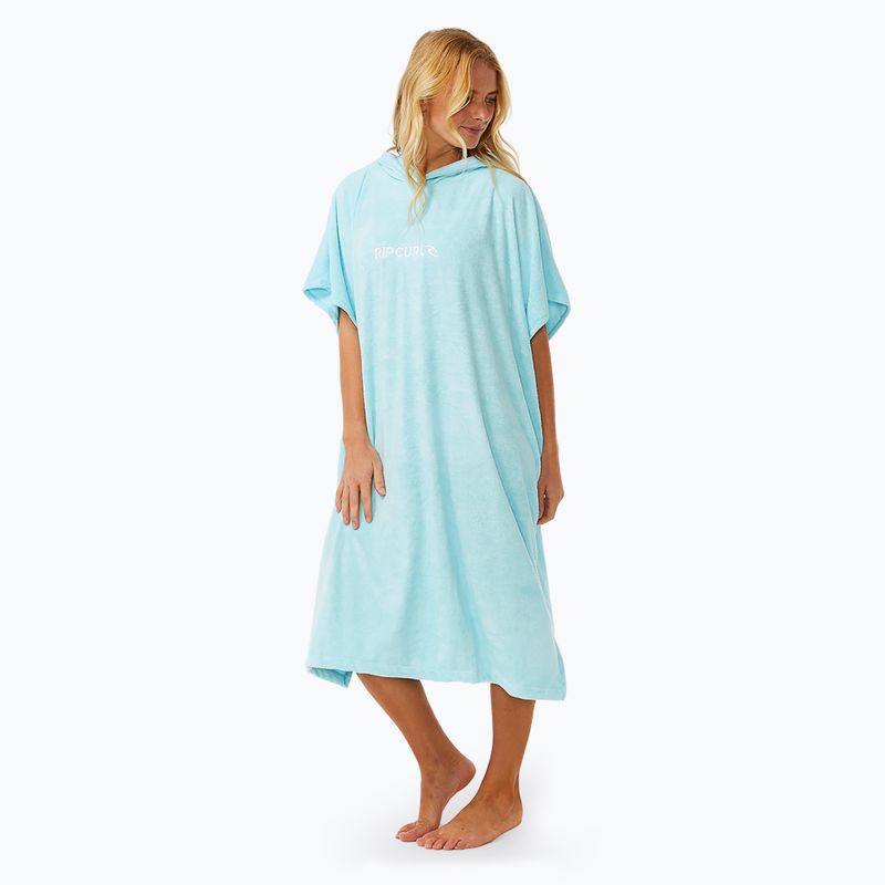 Дамско пончо Rip Curl Classic Surf Hooded sky blue