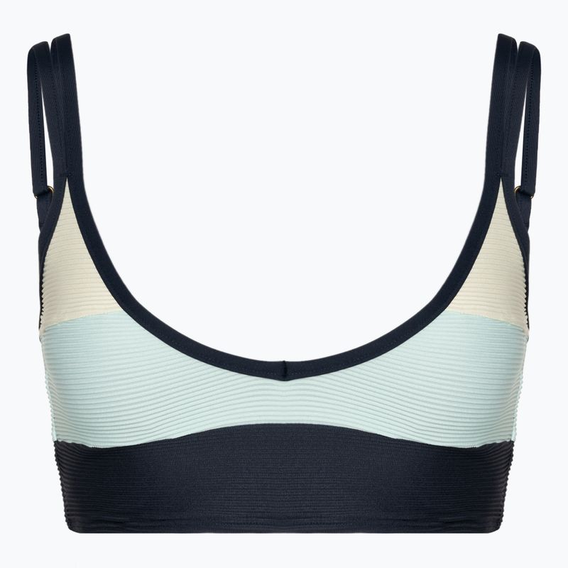 Горнище на бански костюм Rip Curl Block Party Spliced Crop navy