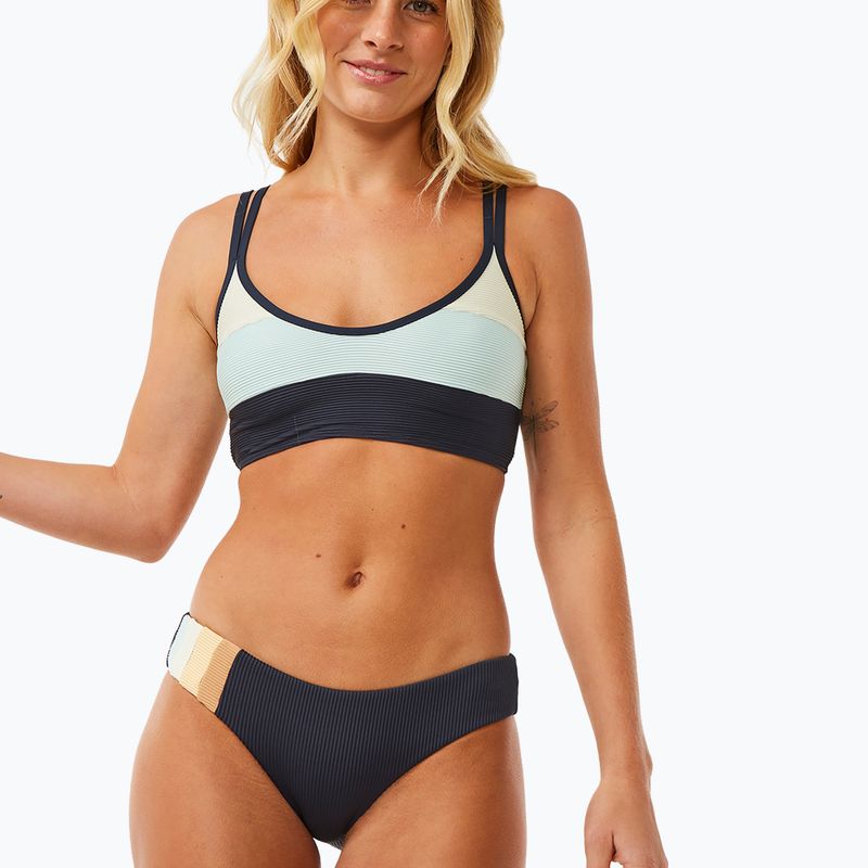 Долнище на бански костюм Rip Curl Block Party Spliced Cheeky Hip navy 9