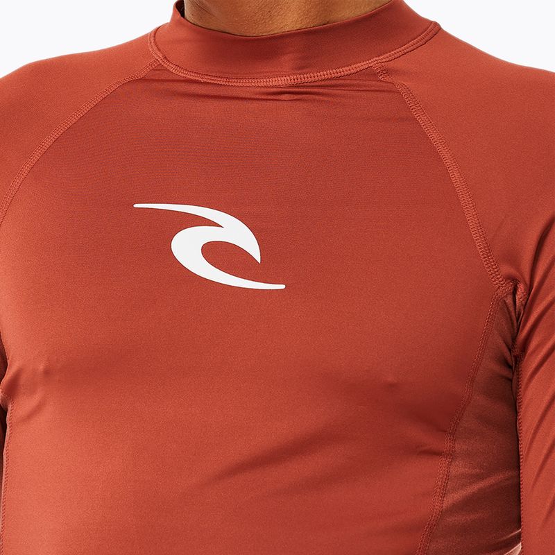 Мъжка блуза за плуване с дълъг ръкав Rip Curl Waves Upf Perf L/S red 6