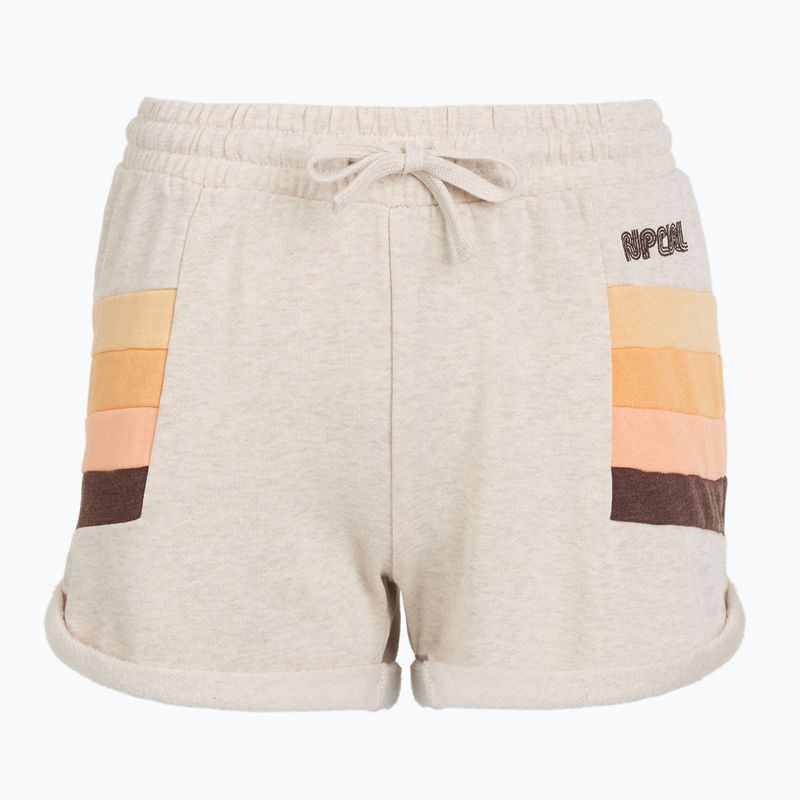Дамски къси панталони Rip Curl Block Party Track oatmeal marle 7