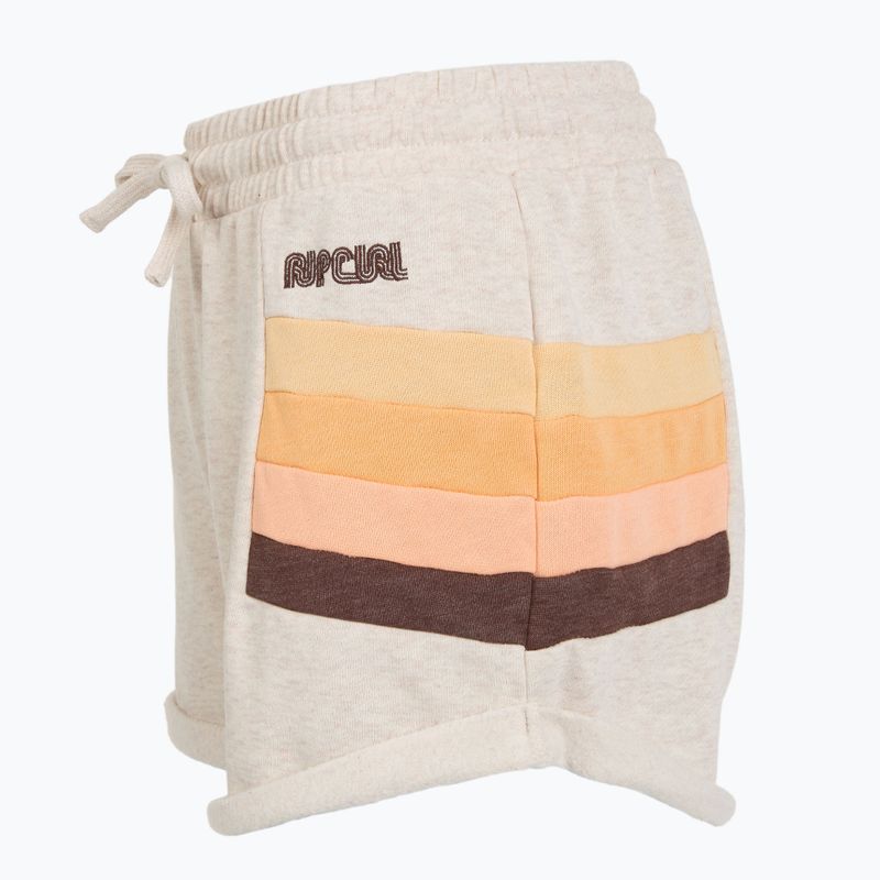 Дамски къси панталони Rip Curl Block Party Track oatmeal marle 9