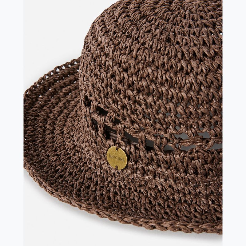 Дамска шапка Rip Curl Essentials Crochet Bucket brown 3